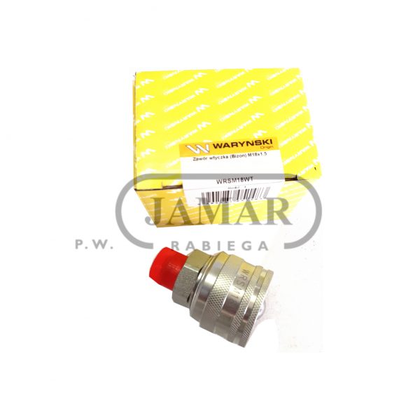 Zawór wtyka M18x1.5 Waryński WRSM18WT A-1041