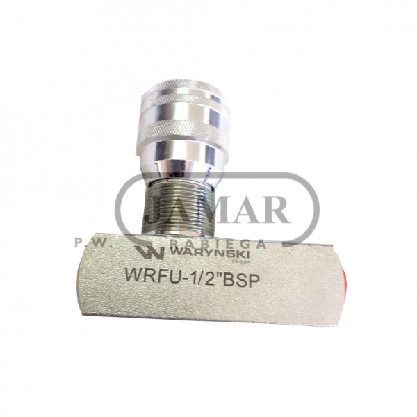 Zawór dławiąco-zwrotny WRFU 90 1/2" BSP Waryński AH-0591