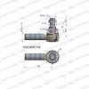Przegub kierowniczy 106mm M24x1.5 WARYŃSKI 1531204C1W CZ-0032